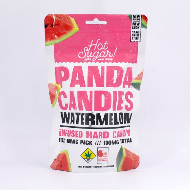These vegan and gluten free candies offer a big benefit in a small but always classic hard candy. Available in THC or CBD, and with Sour options infused with Panda oil containing 10mg THC per piece.
