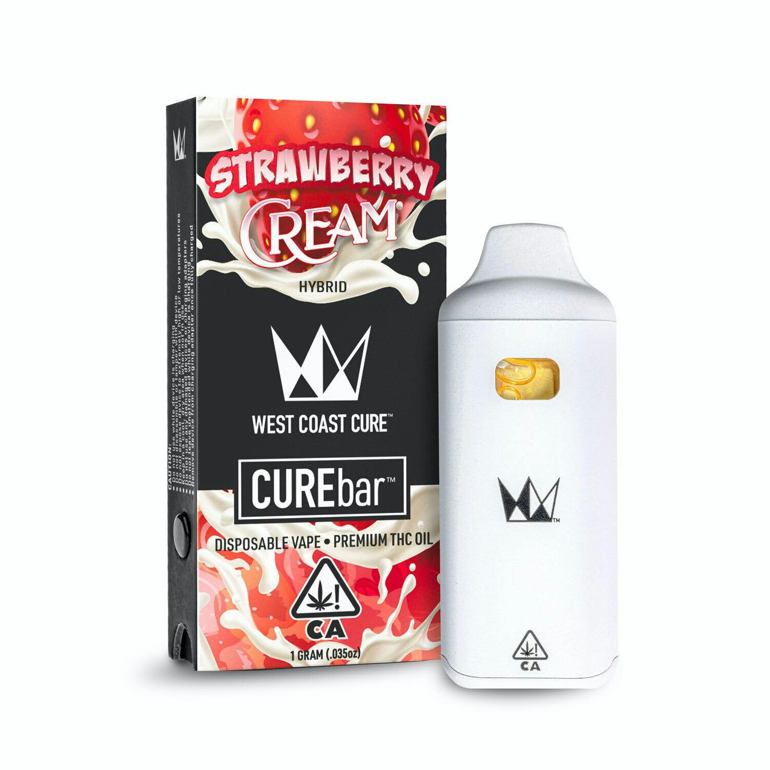 WCC Strawberry Cream Curebar LAX CC Dispensary near LAX