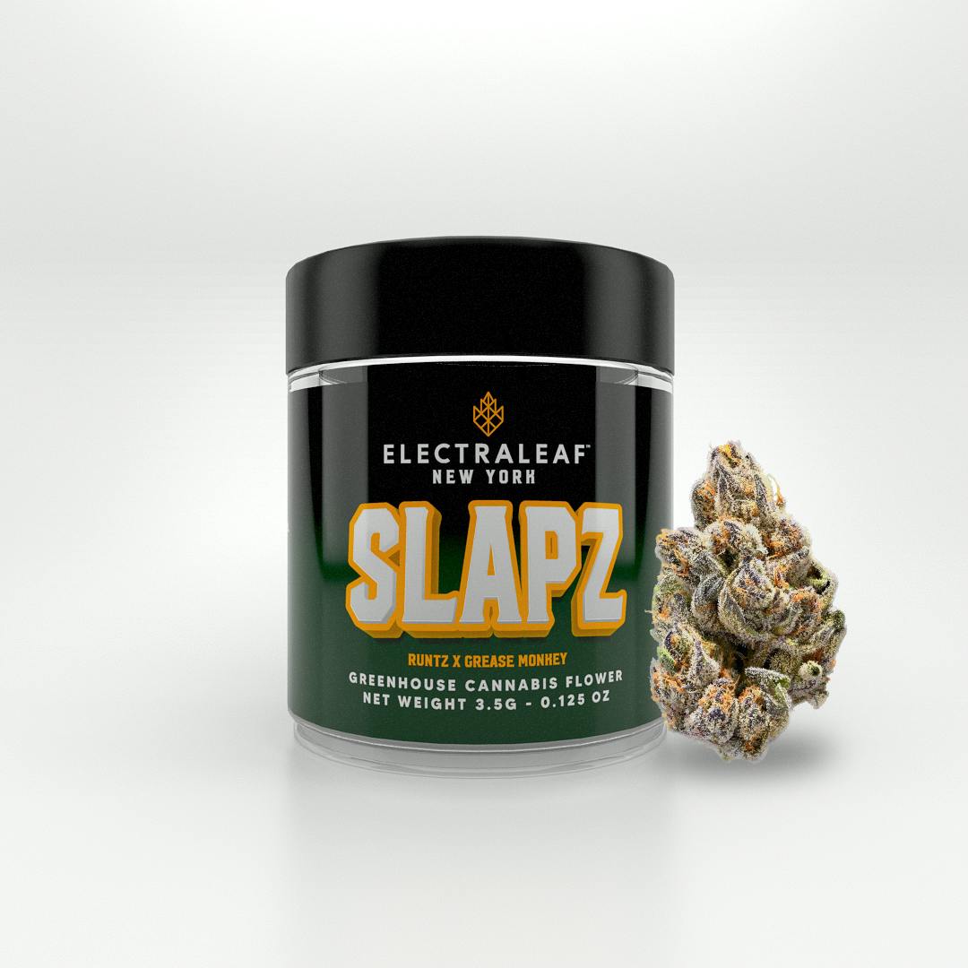 Electraleaf Slapz flower 3.5g Sacred Bloom Cannabis Dispensary Binghamton Area & Vestal NY