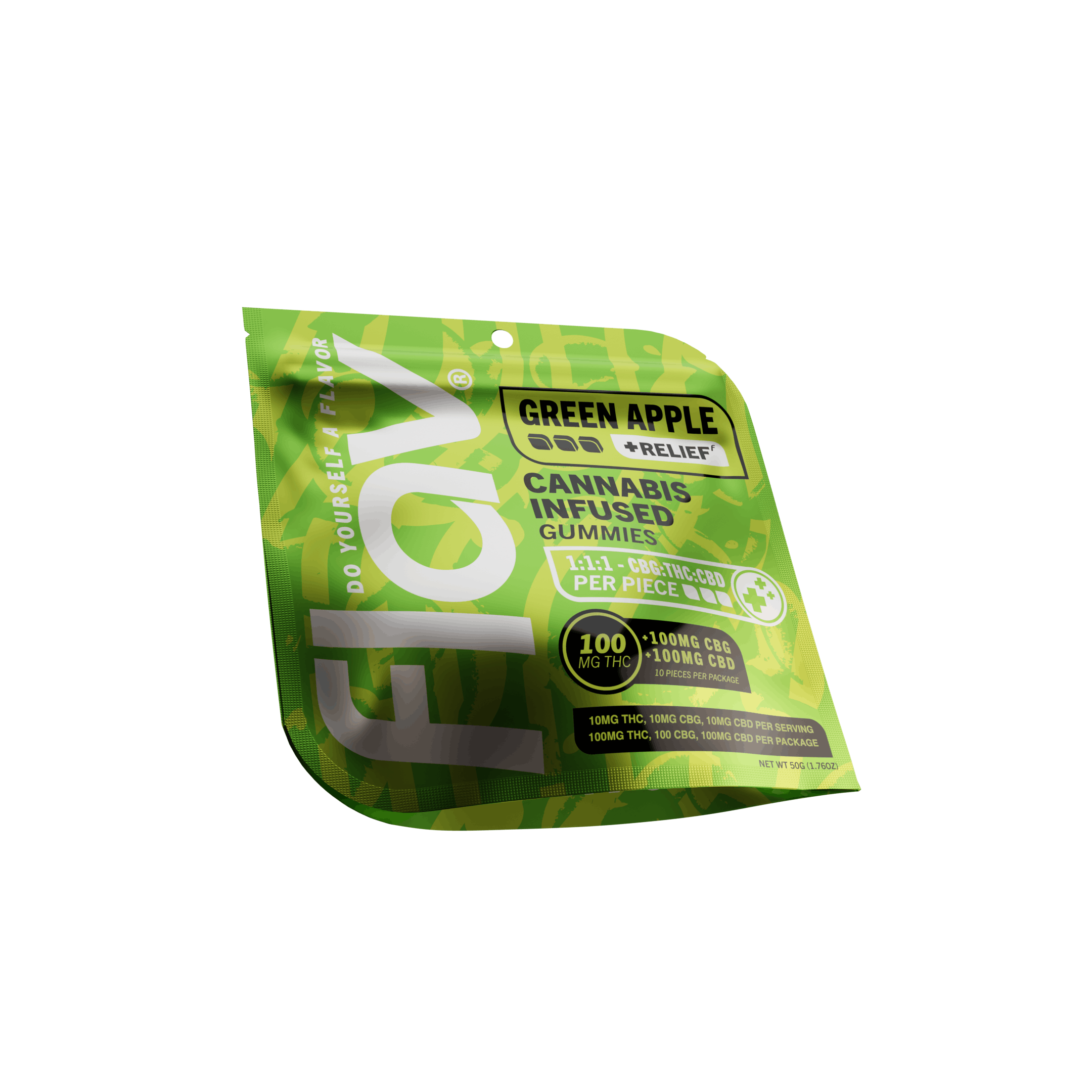 Flav | Green Apple | Relief | 100mg Pack-1