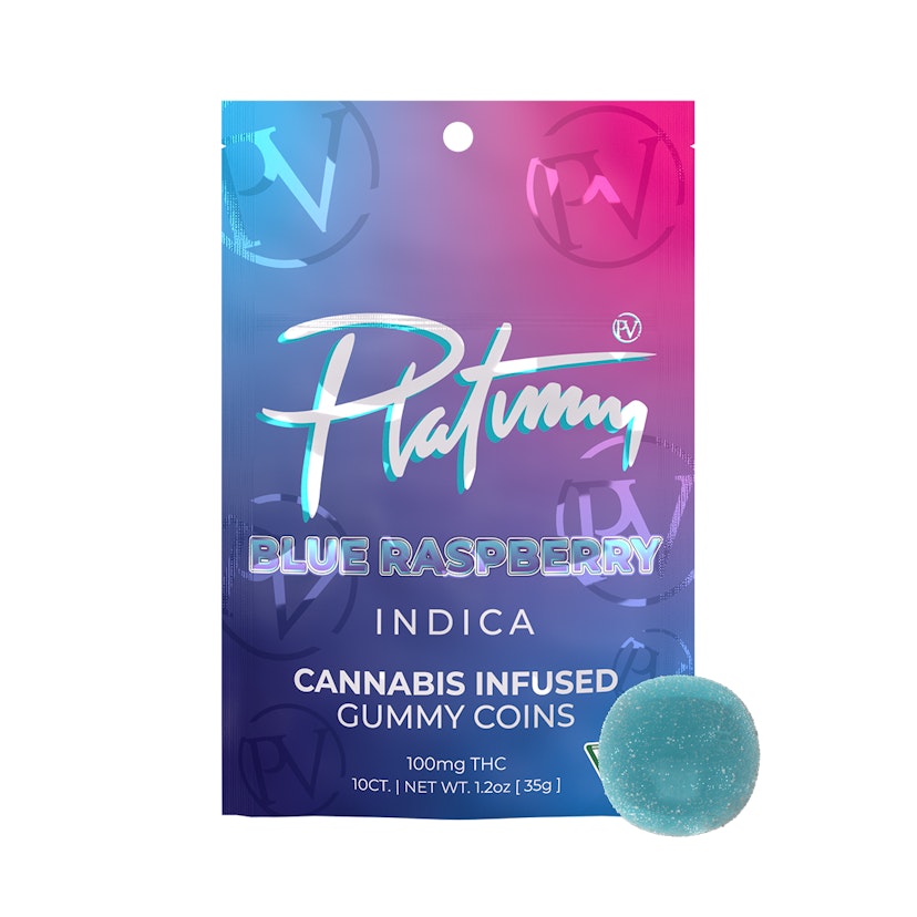 Platinum Vape | 200mg Gummies | Blue Razz