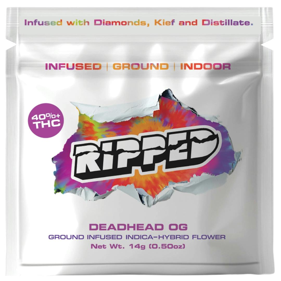 Ripped | Deadhead OG | Hash Infused Ground Flower | 14g