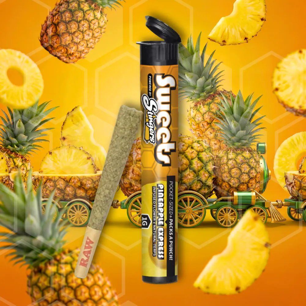 Product SWEETS By Stingers - 1G Infused Pre-Roll X Natural Terps - Pineapple Express