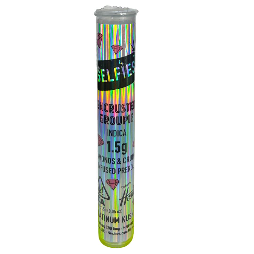 PLATINUM KUSH DIAMOND & CRUMBLE INFUSED PREROLL-0