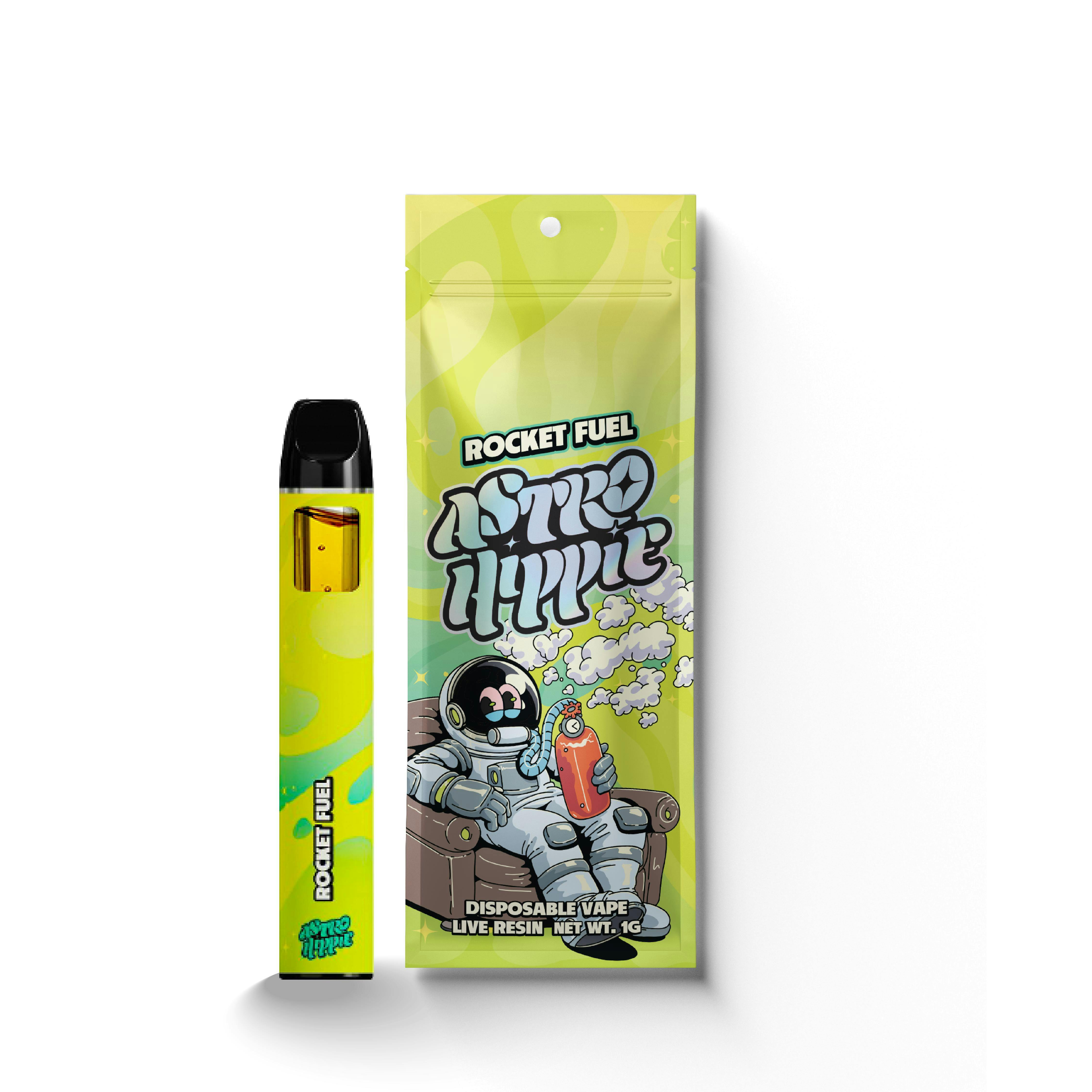 Astro Hippie - 1g Live Resin Disposable - Rocket Fuel