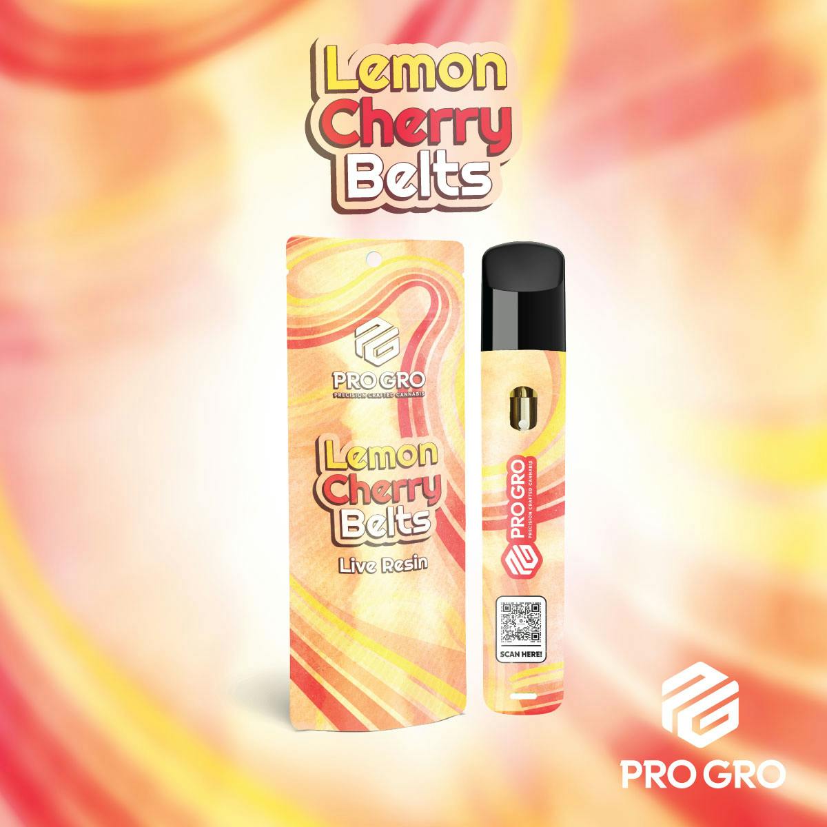 Pro Gro - 1g Live Resin Disposable - Lemon Cherry Beltz