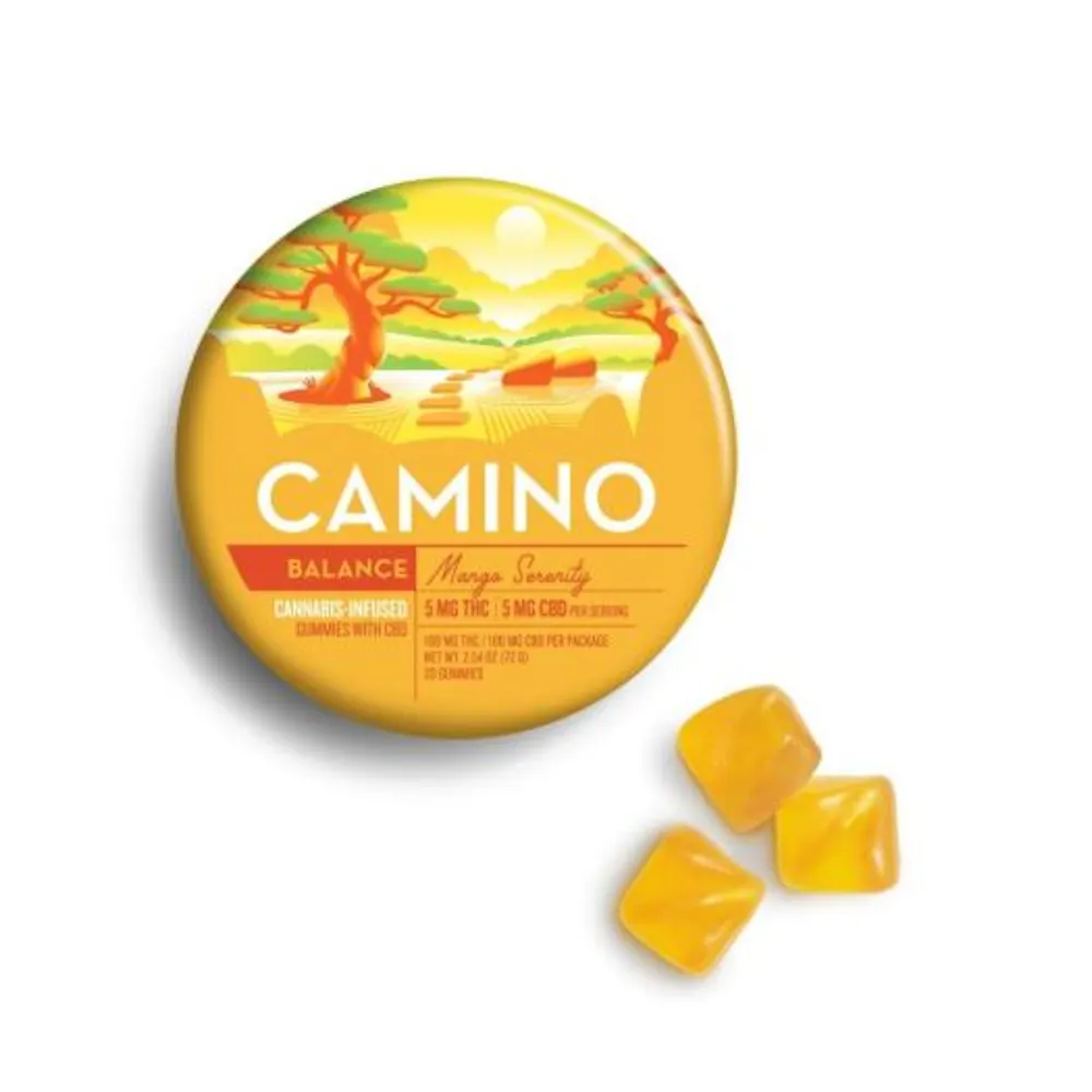 Product 5mg 1:1 Mango Serenity Gummies 20pk