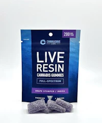Cannalicious - 200mg Live Resin Gummies - Grape Stomper - product image at King of Budz