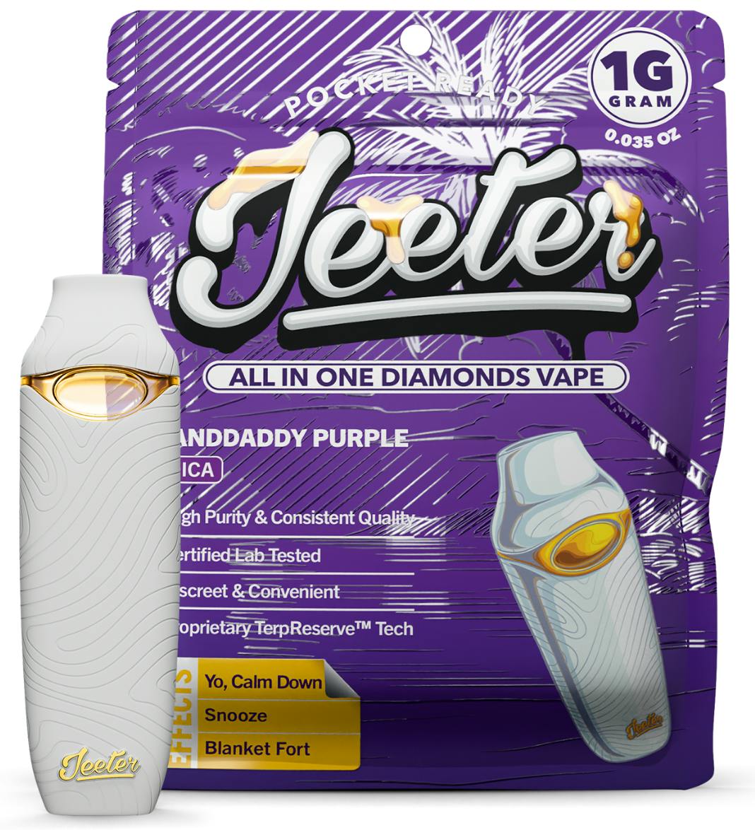 Jeeter - 1g Liquid Diamond Disposable - Granddaddy Purp