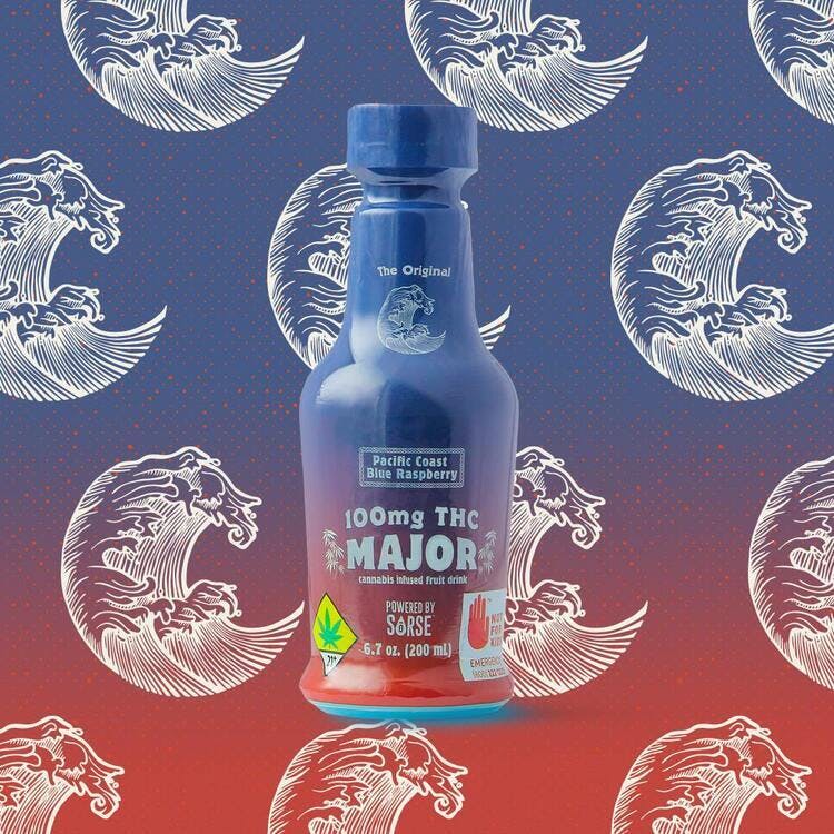 Major: Blue Raspberry - Beverage 100mg