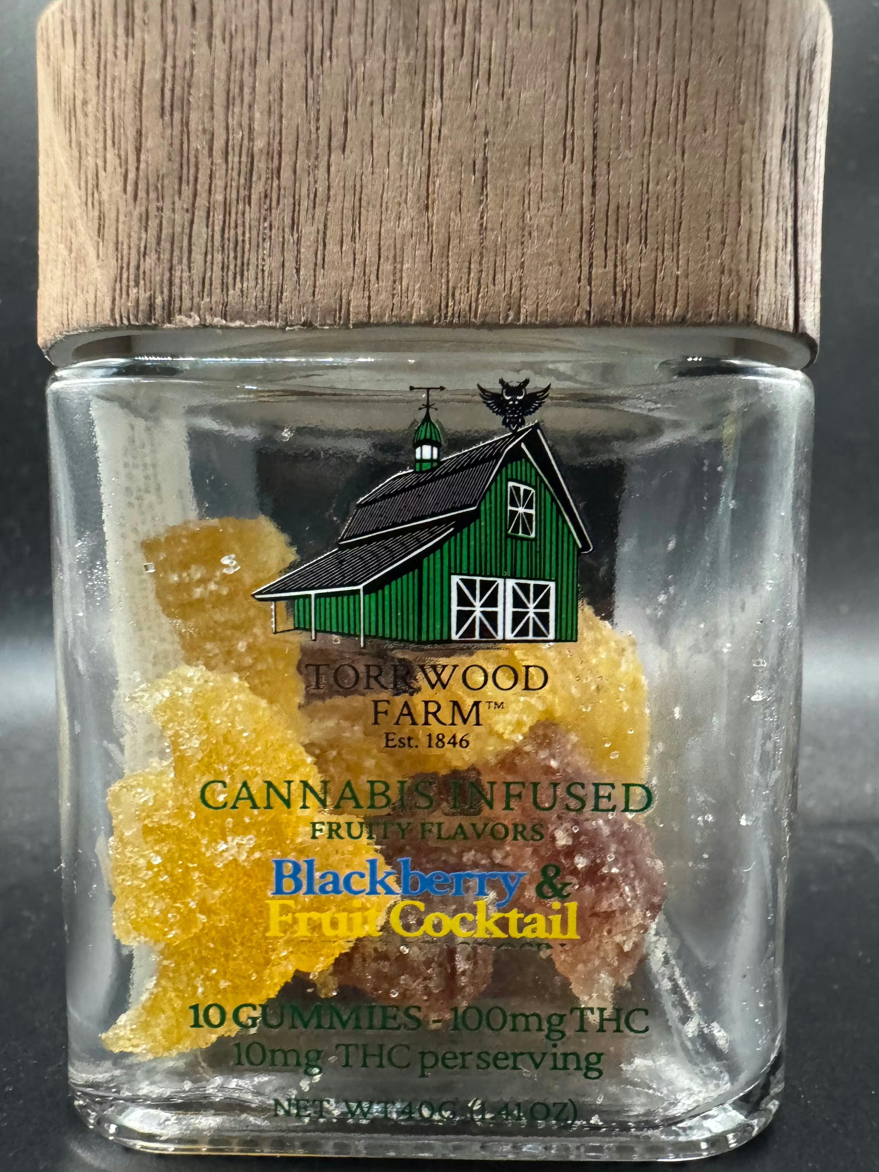 Photo of Torrwood Farm – Blackberry & Fruit Cocktail Gummies 10pk 100mg THC