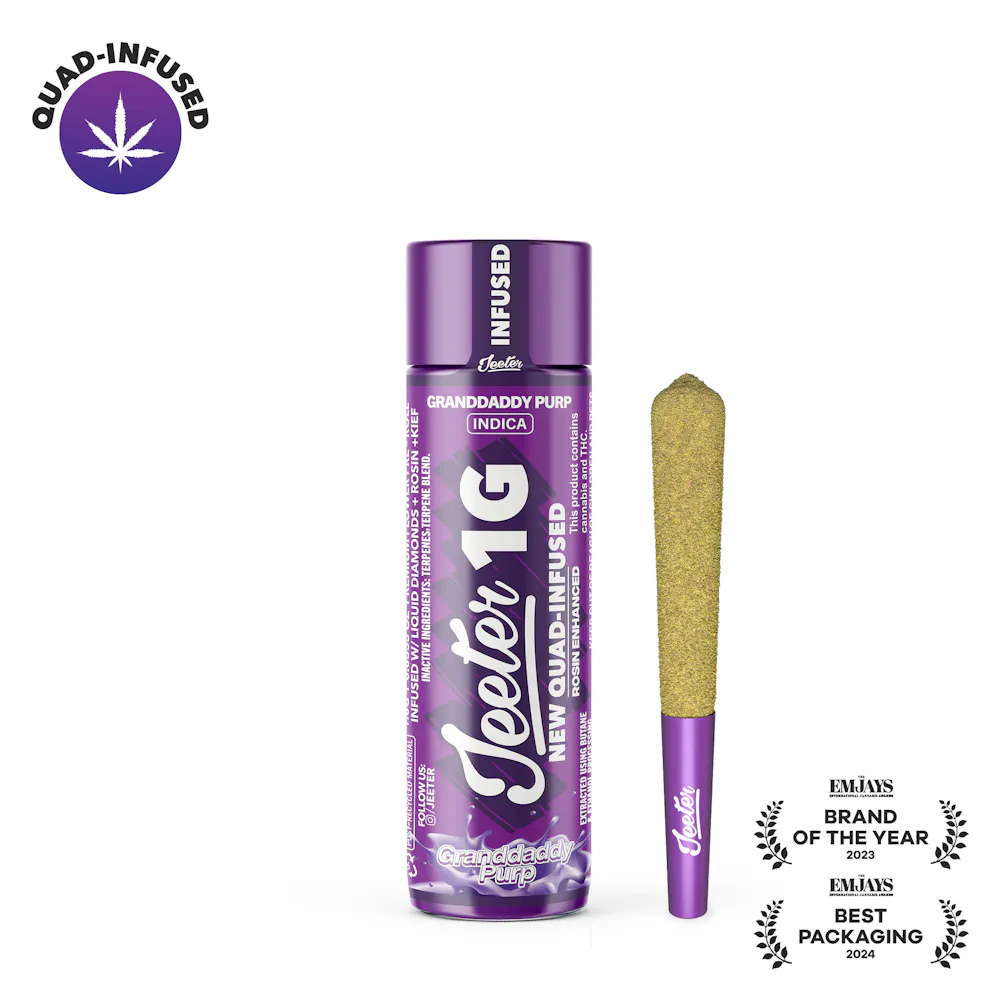 Product Jeeter - Granddaddy Purp - 1g - Infused Preroll