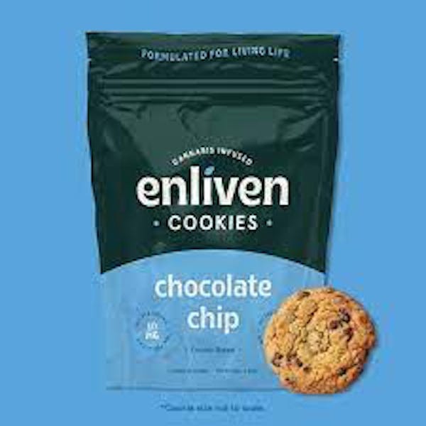 Baked Good Enliven Chocolate Chip Cookies Mission Dispensaries