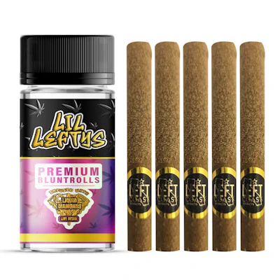 Left Coast - 5 Pack 1.3g Infused Blunts - Monster Cookies - PRE_ROLLS by Left Coast at King of Budz