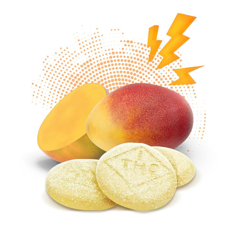 Sour Mango C-Bites - 100mg -10ct - 