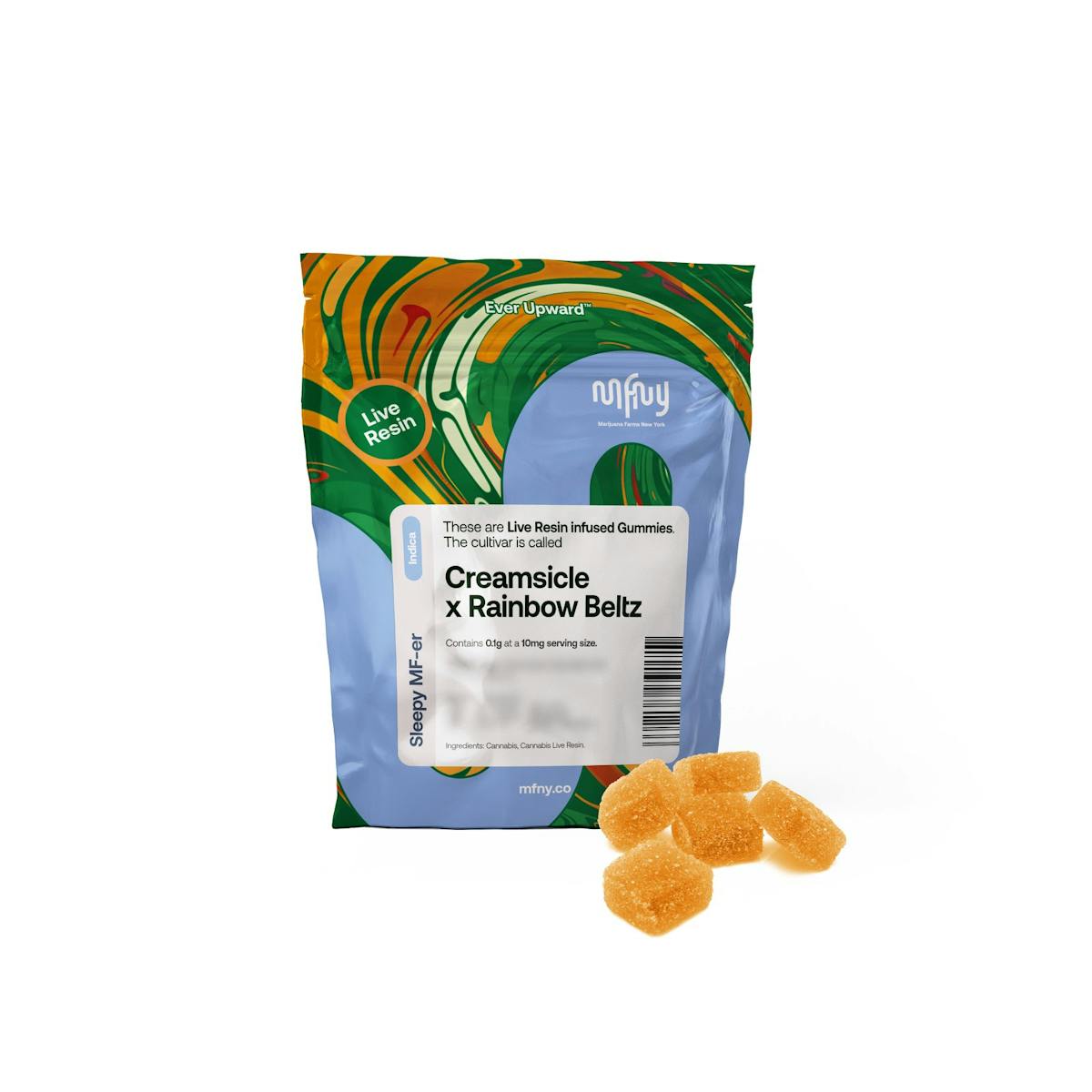 Photo of MFNY | Creamsicle x Rainbow Beltz Gummies | 100mg 10pk