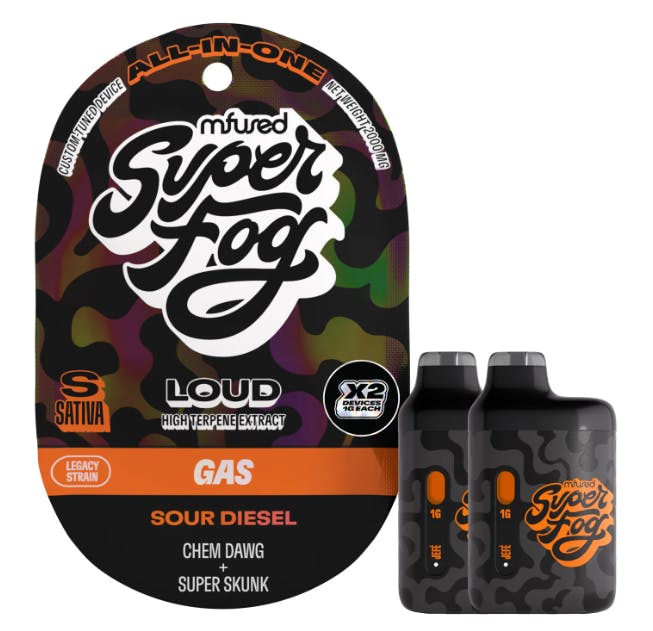 Product Disposable | Sour Diesel (H) 2pk | Loud | Mfused