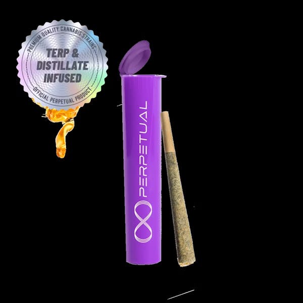 Chocolate Cake (H) - 1g Distillate Infused Pre Roll - Perpetual