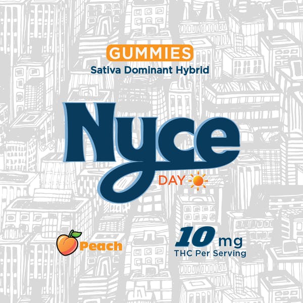 NYCE - Peach Gummies - 100mg at Silk Road NYC, Jamaica Queens