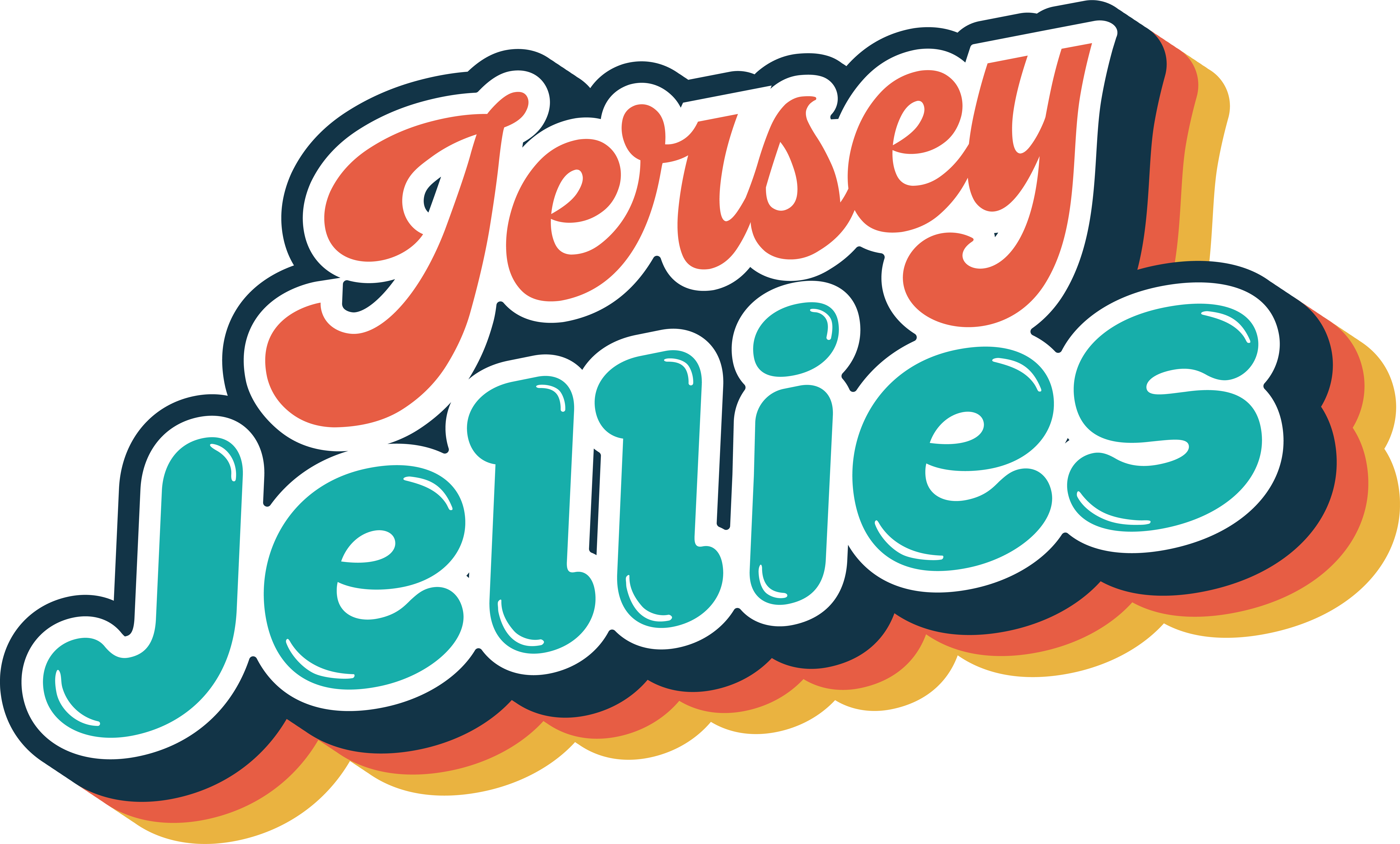 Image of Jersey Jellies Edibles 10pk/100mg Cured Resin- Nighttime Blueberry Lemon Pie 4:1 (THC:CBN)