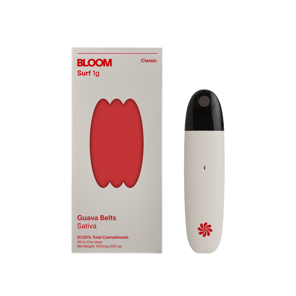 Classic Surf All-In-One 1000mg | Guava Belts — BLOOM cannabis product at ZenZest