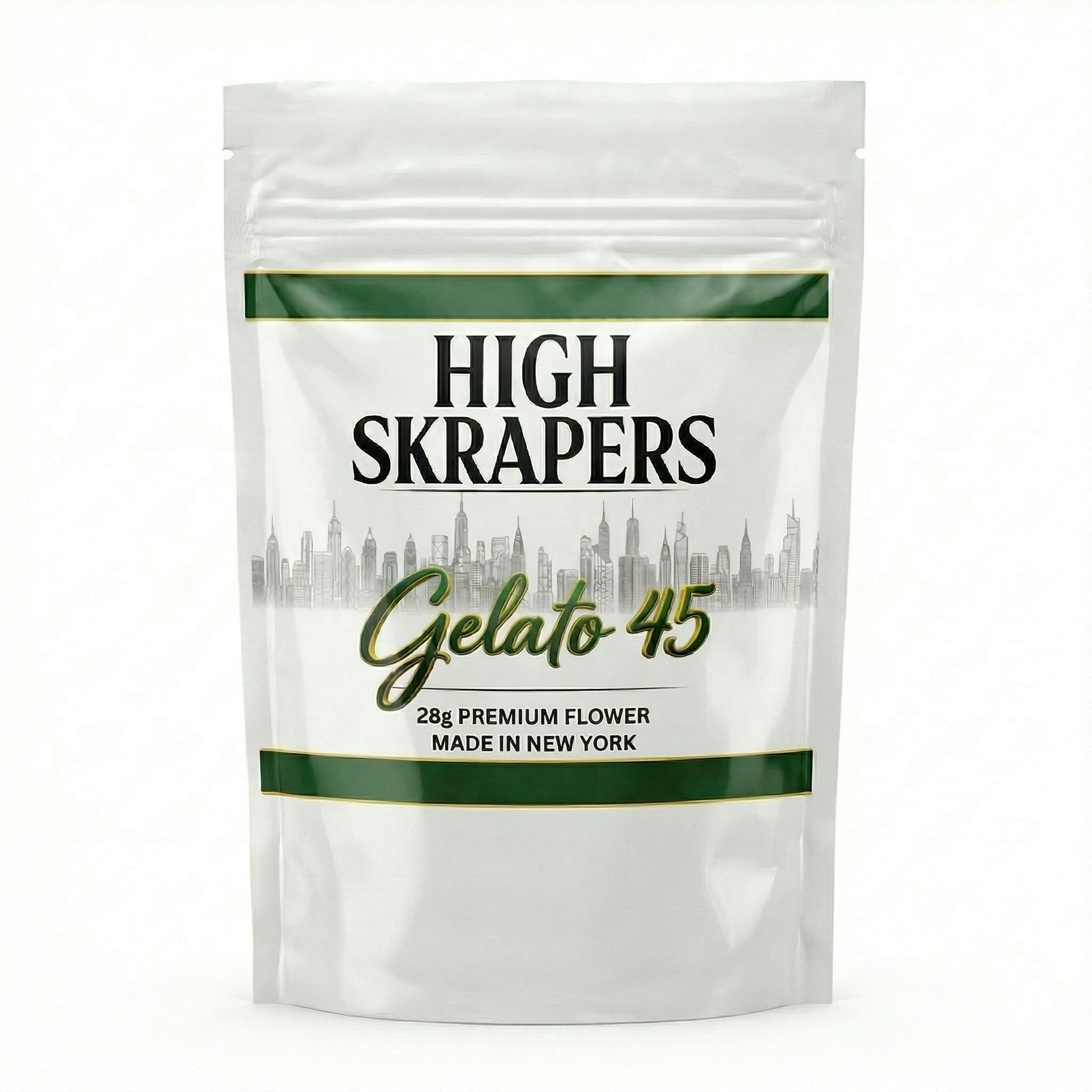 Product Highskrapers - Gelato 45 - 28g - Flower - Mixed Bud