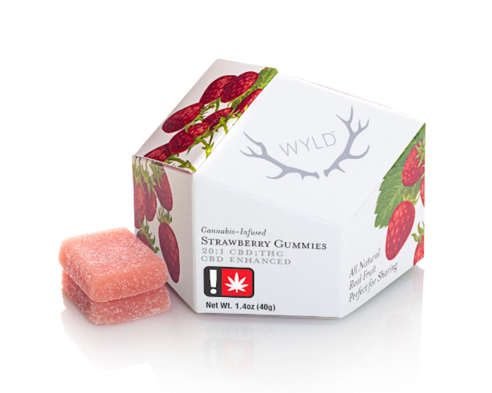 Product Wyld | Strawberry | 200mg CBD 10pc Gummies