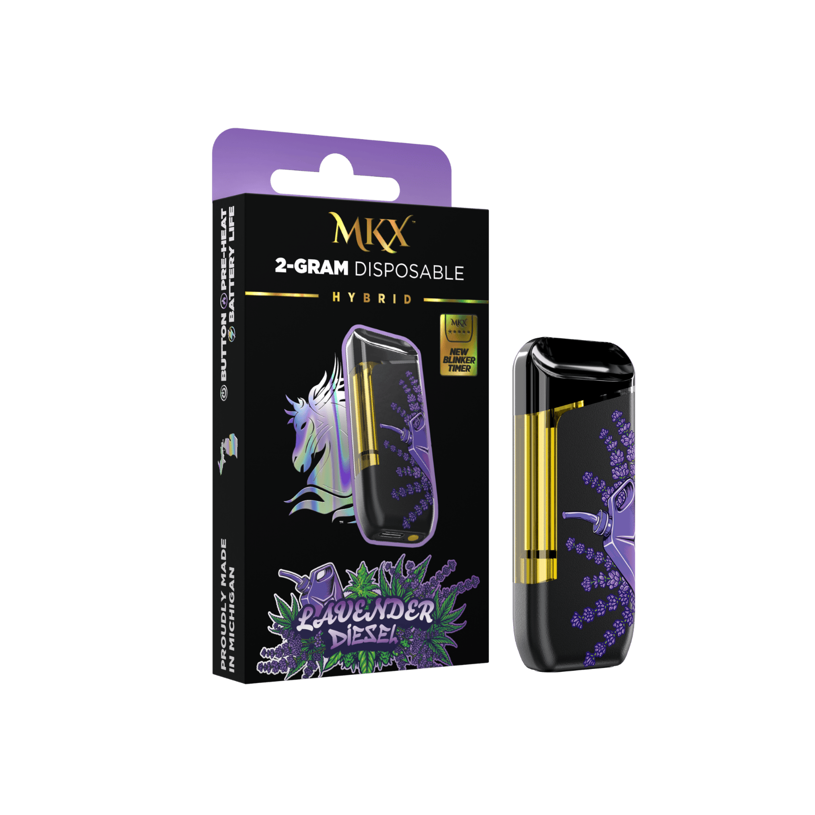 2g MKX Disposable - Lavender Diesel 2g Disposable - Hybrid