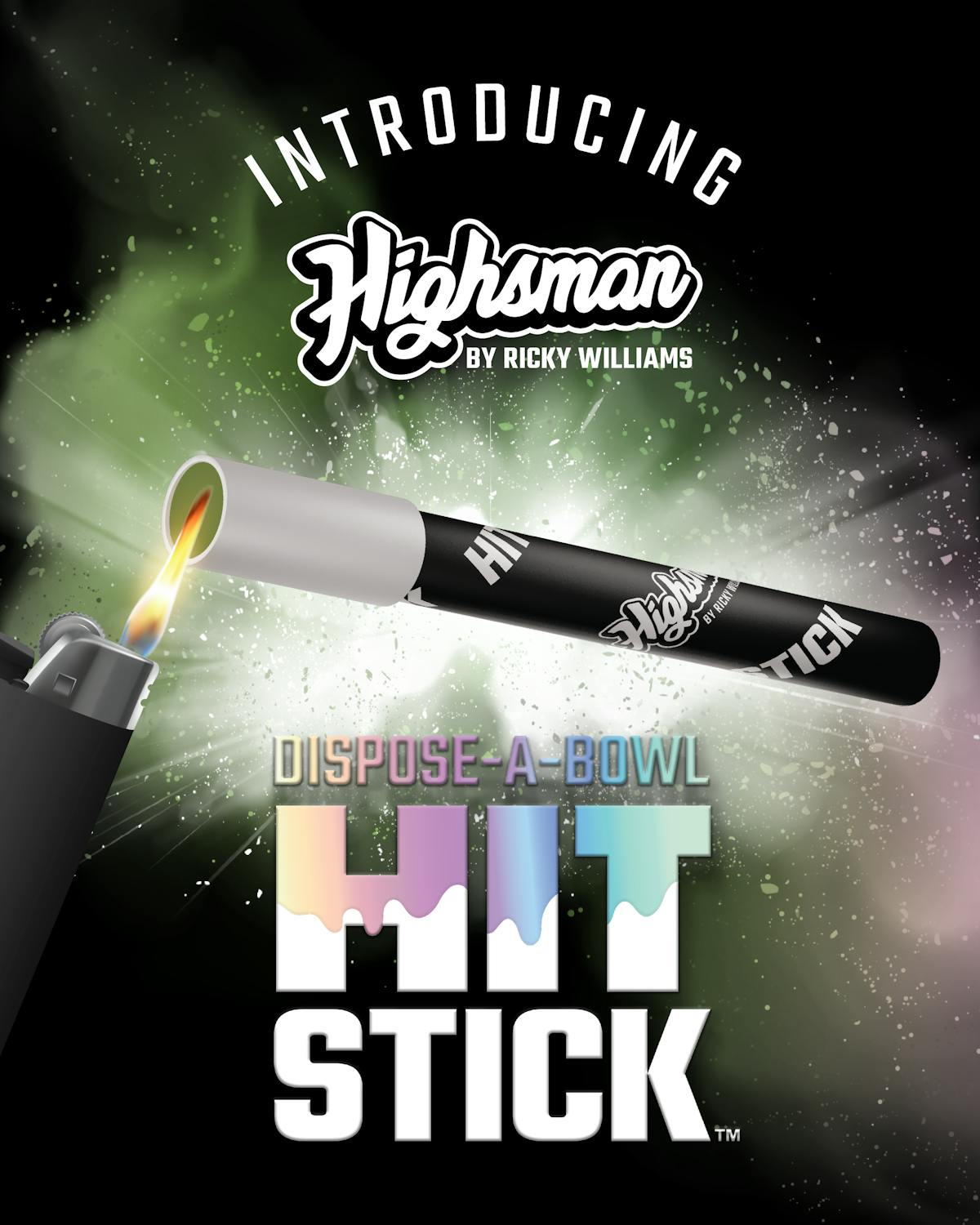 Photo of Highsman Hit Stick l Blueberry Blitz Infused Flower Disposa-Bowl 1pk l .5g