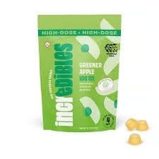 Product GTI Incredibles Gummy - Greener Apple Fast Acting 100mg 4pk