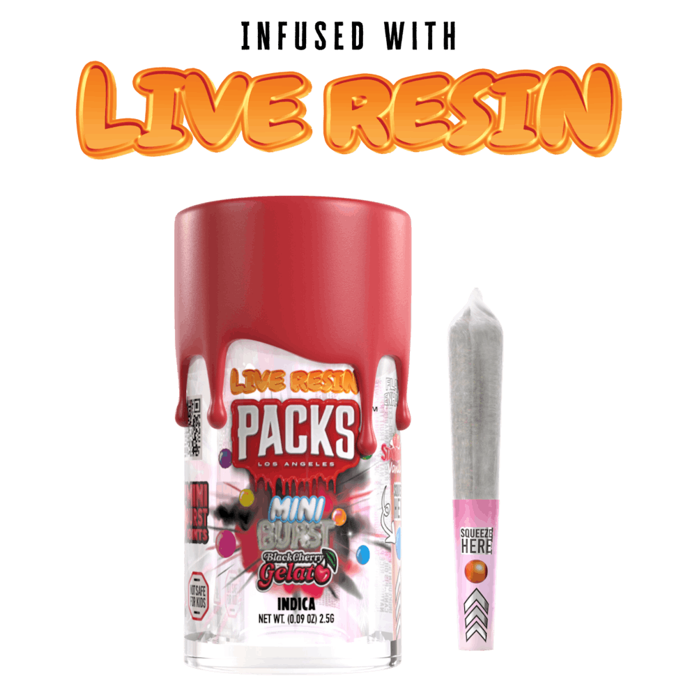 Product Black Cherry Gelato - Infused Pre-Roll Pack