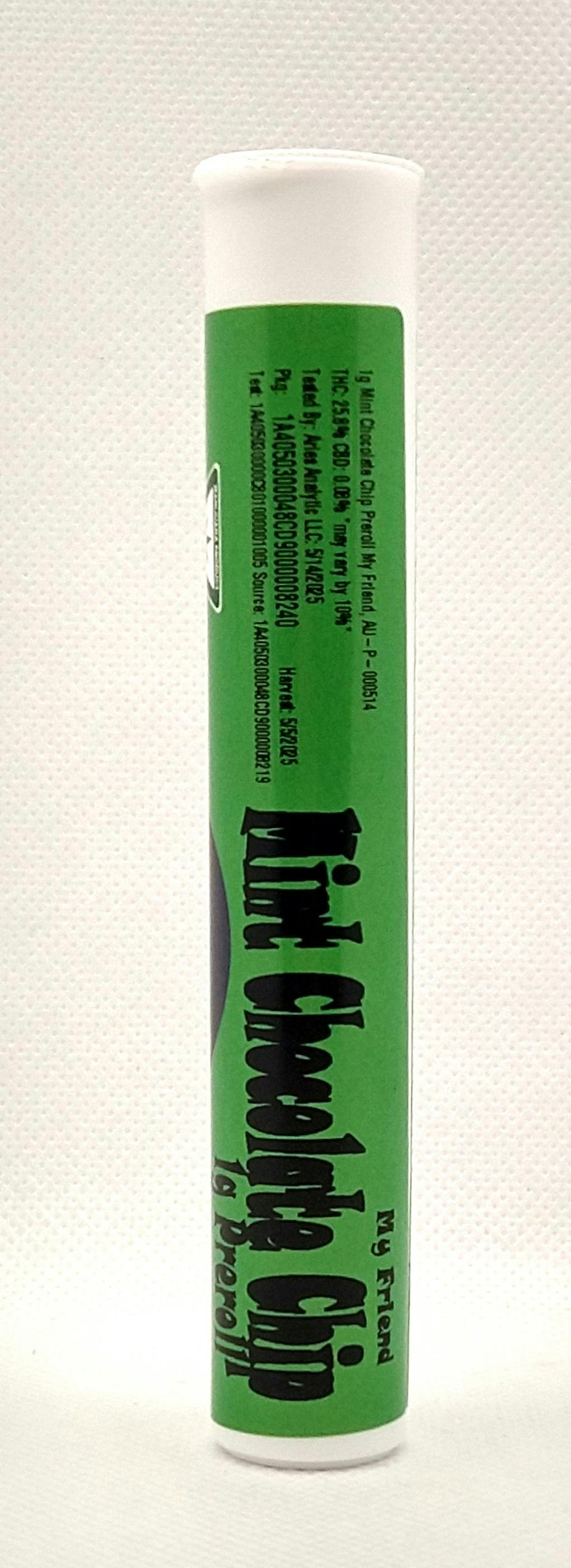 Product: My Friend | Mint Chocolate Chip | Pre-roll Hybrid