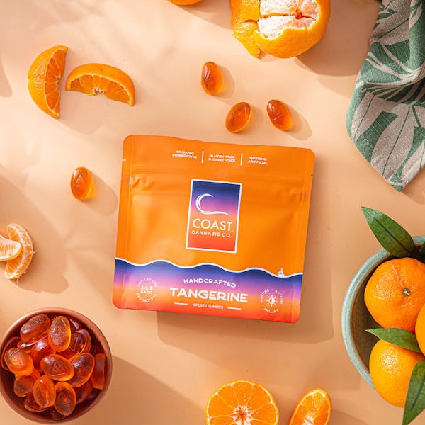 Tangerine Gummies 1:1:1 (CBG:CBD:THC) 100MG - Coast Cannabis