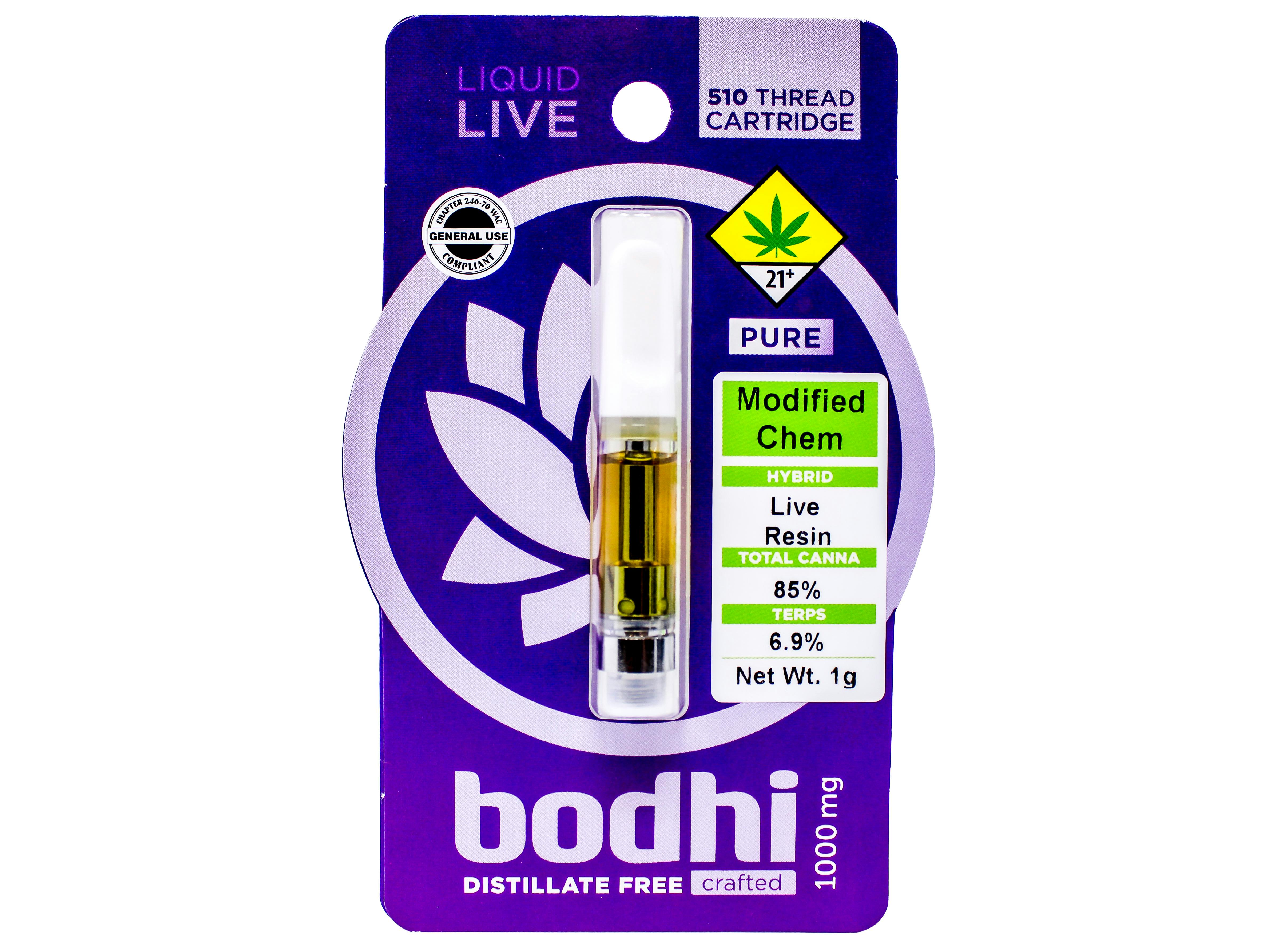 BHB Modified Chem Live Resin Cart 54337 | Cannabis and Glass