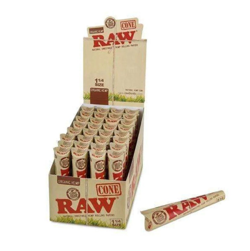 RAW | Organic Hemp Cones | 6pk | 1 1/4