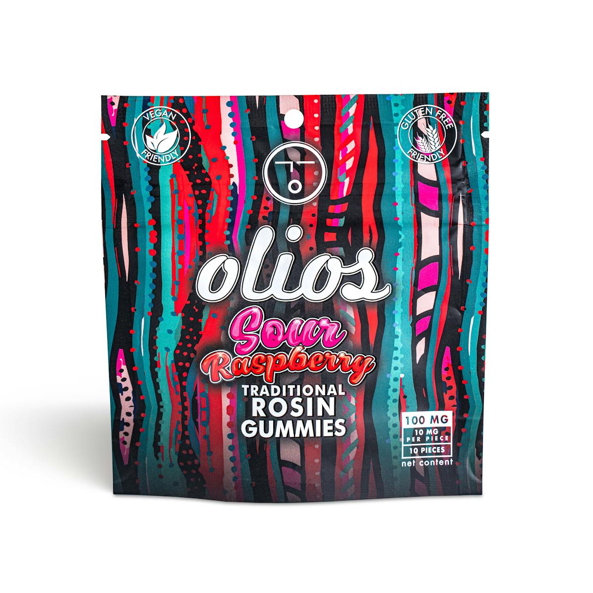 Photo of Sour Raspberry Rosin Gummies – 100mg