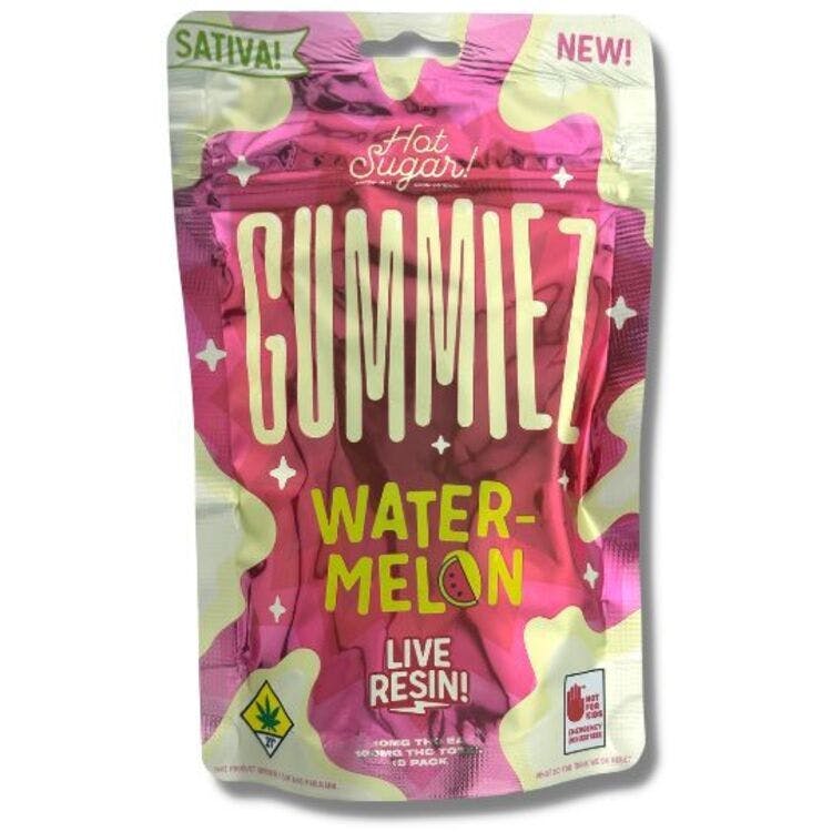 Gummiez: Sativa Watermelon - Live Resin 10pk 100mg