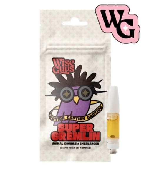 Product: Wise Guys | Live Resin Vape Cart - 1g - Super Gremlin