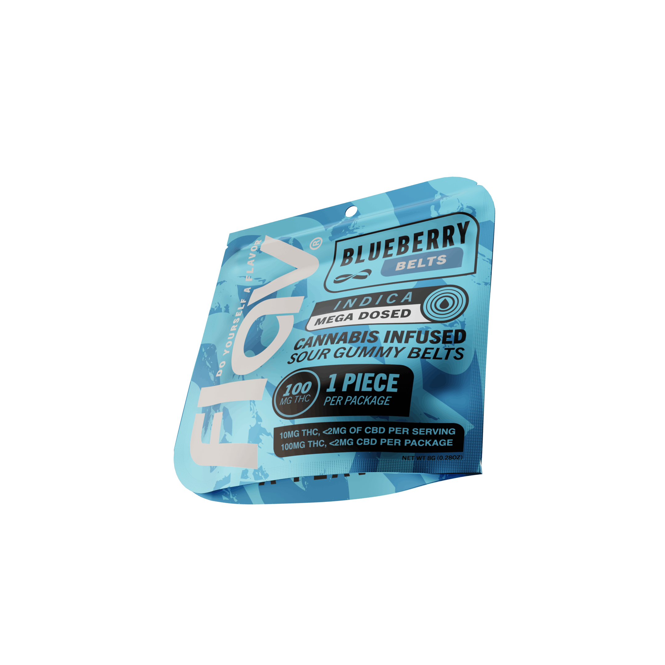 Blueberry Mega Belt - Live Resin - 100mg - Indica-1