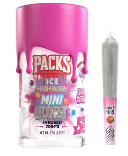 Packwoods Jelly Dulce 5pk Infused Mini Burst Prerolls Rec-1