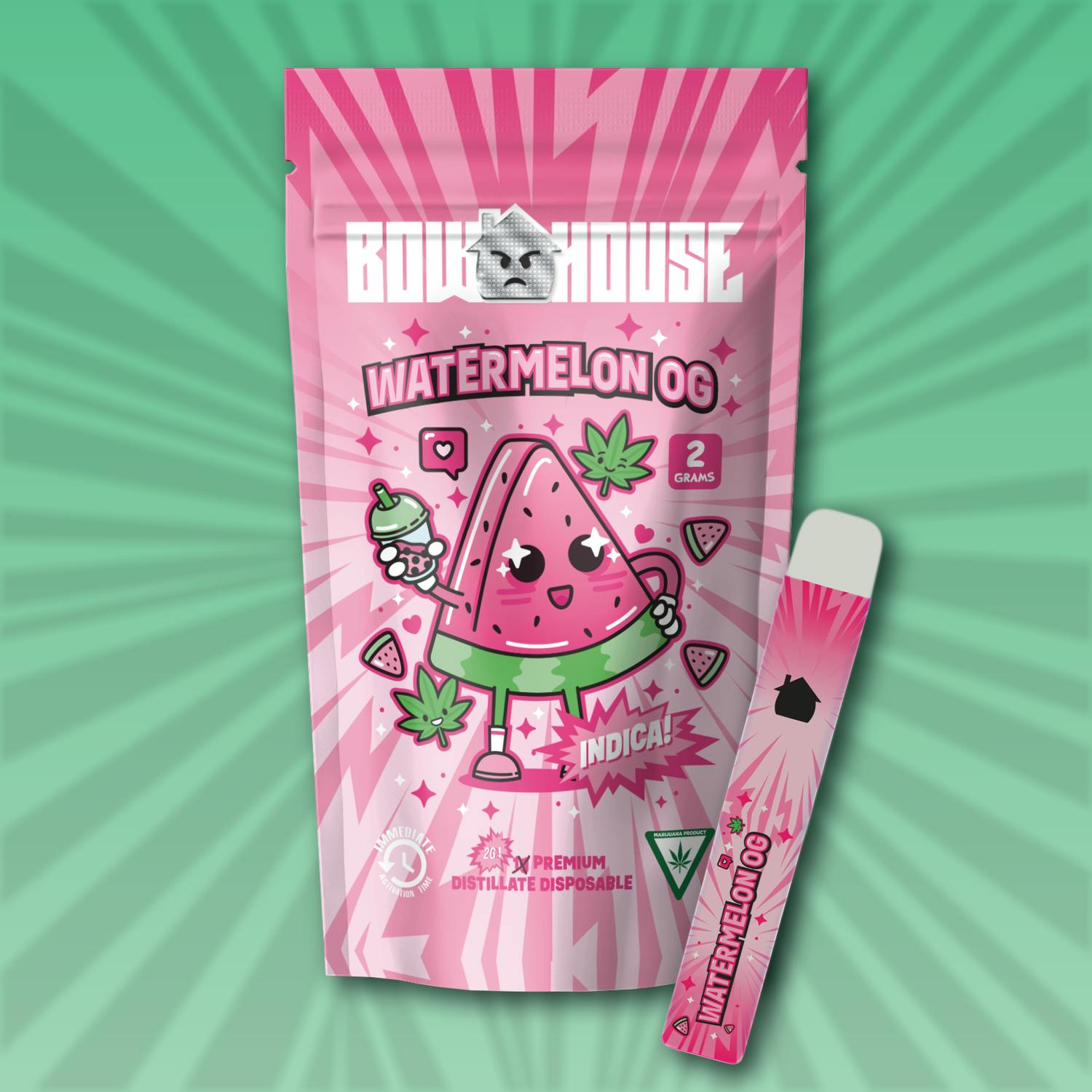 Bow house | Disposable Vape - 1g - Watermelon OG