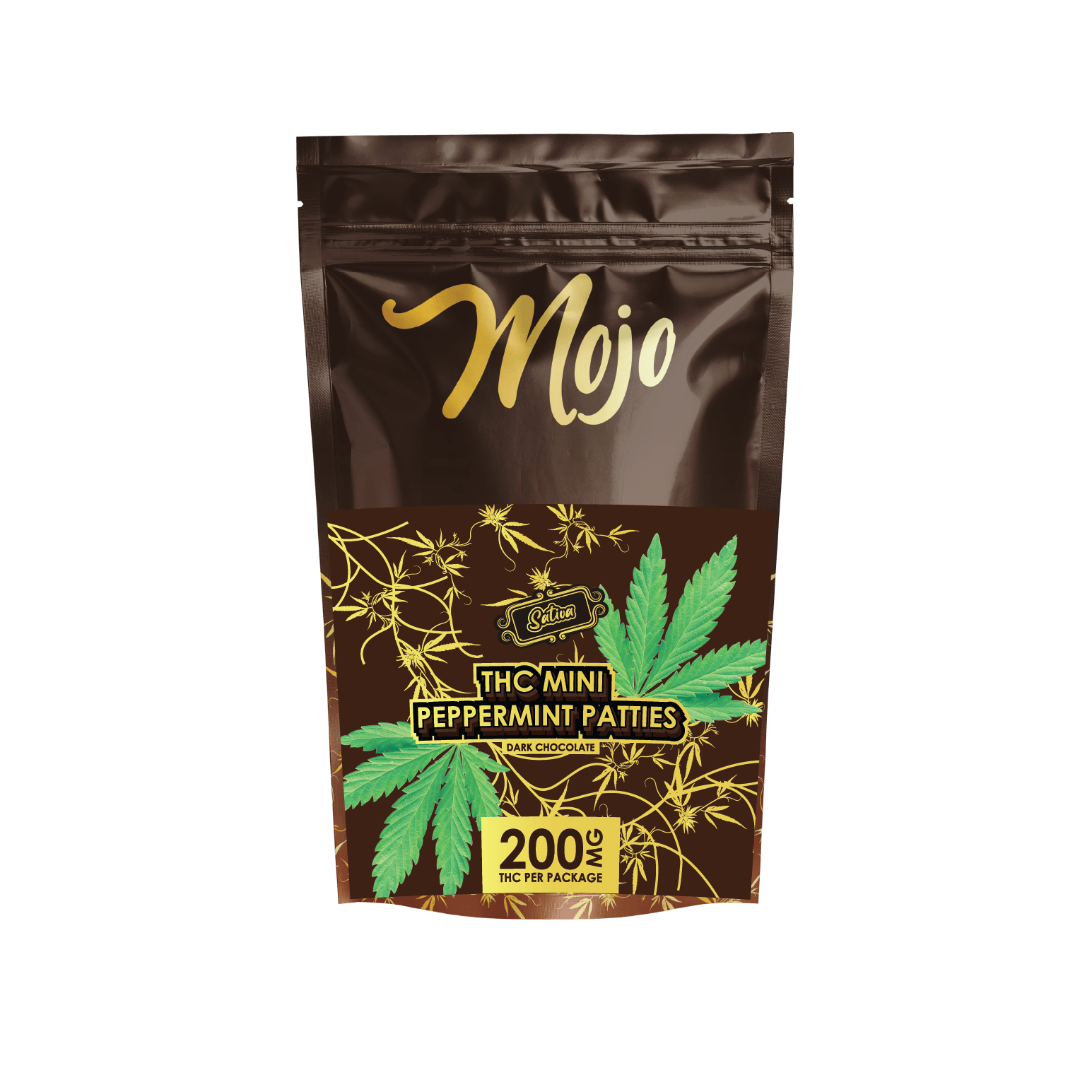 Mojo MOJO | MINI PEPPERMINT PATTIES | 200MG | SATIVA — EDIBLES