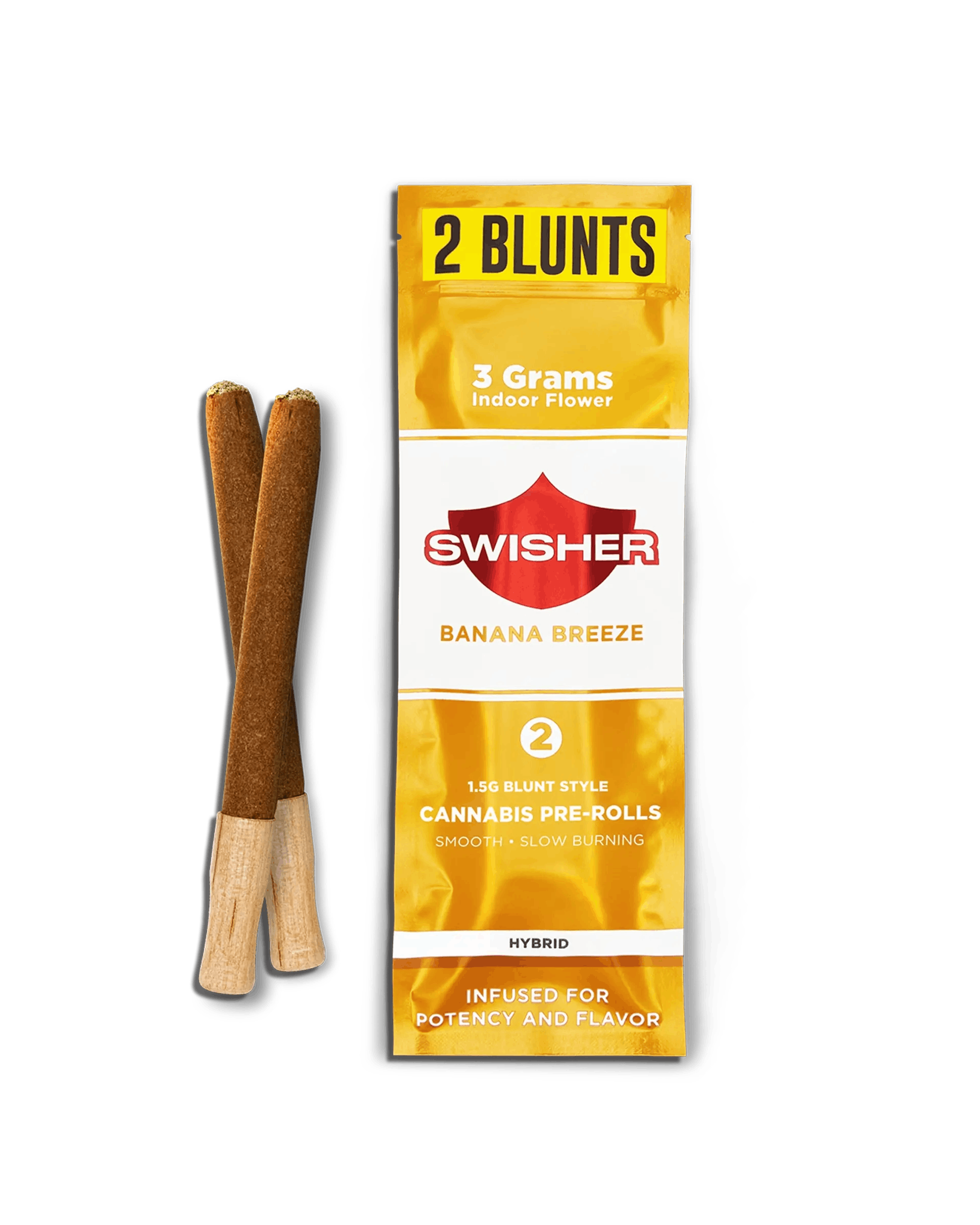 Swisher - 2-Pack 1.5g Infused Blunts - Banana Breeze (H)