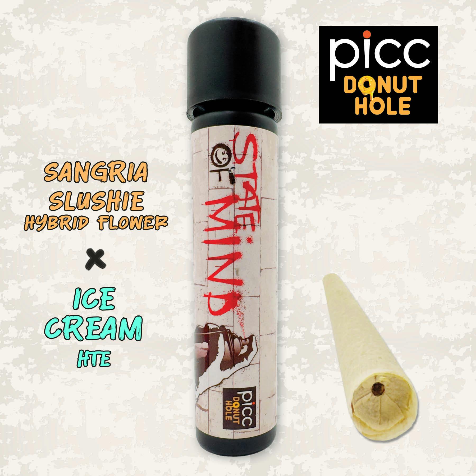 STATE OF MIND | (HTE) Infused Pre-roll | 1G SINGLE | Sangria Slushie × Ice Cream (H)