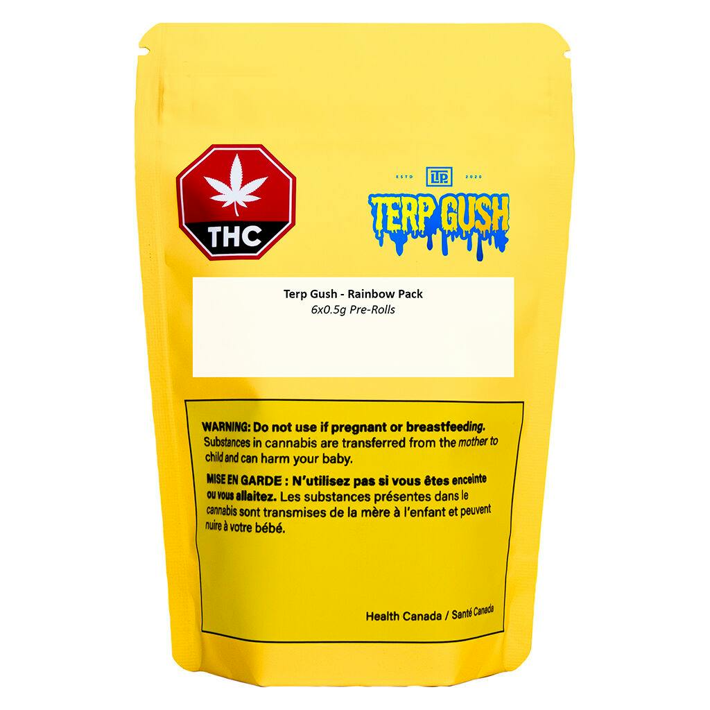 THE LOUD PLUG - Terp Gush Rainbow pack Pre-Roll - 6x0.5g