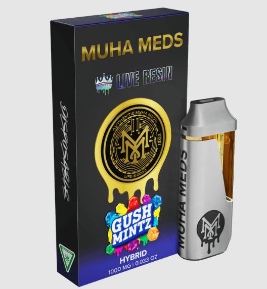 Product: Gush Mintz | Disposable | Live Resin | Muha Meds