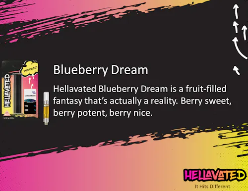 Blueberry Dream Cart 1g – Hellavated-1