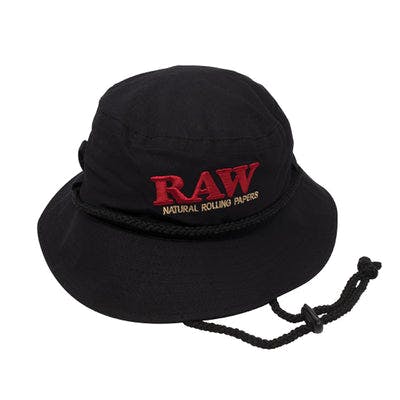 Raw - bucket hat - black