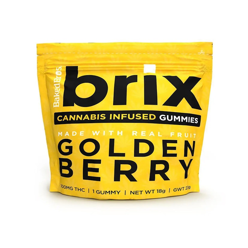 Baked Bros. Edibles: Brix Golden Berry 100mg