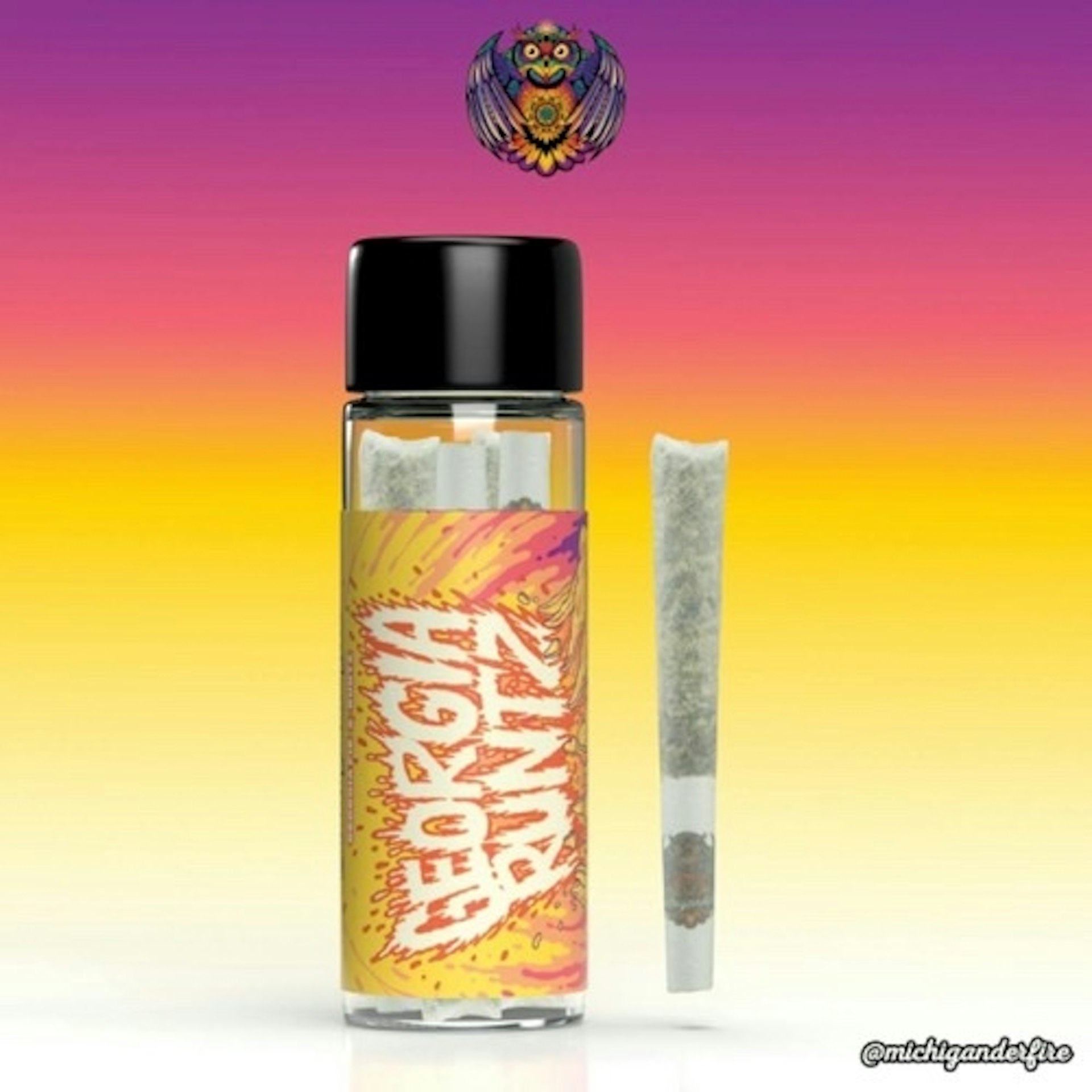 Michigander Fire - Georgia Runtz 5pk Pre-Rolls
